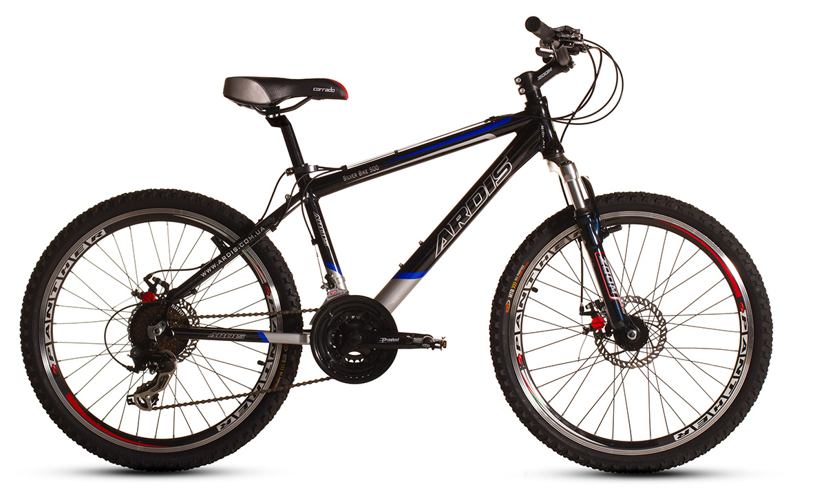 Фотография Велосипед ARDIS AL SILVER BIKE 500 II 26", размер S, Черно-синий